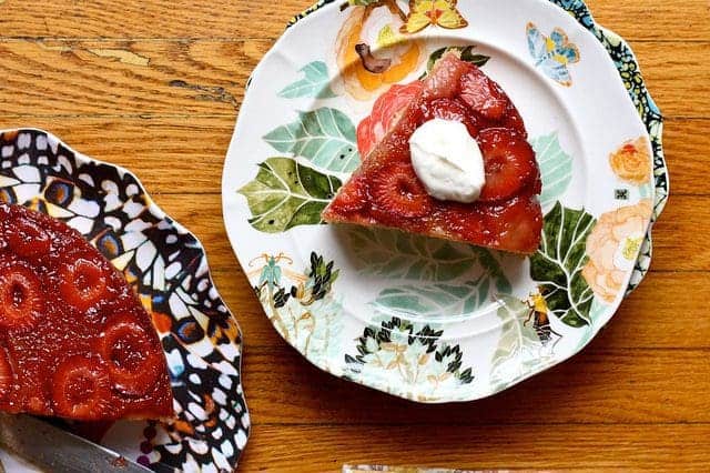 Strawberry Upside-Down Cake with Cardamom