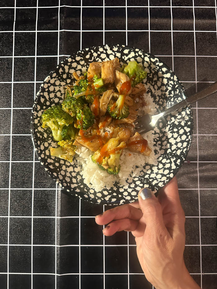 Broccoli Chicken + Rice - shutterbean